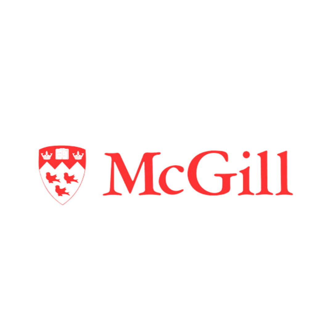 McGill University logo, a joni commercial period care client