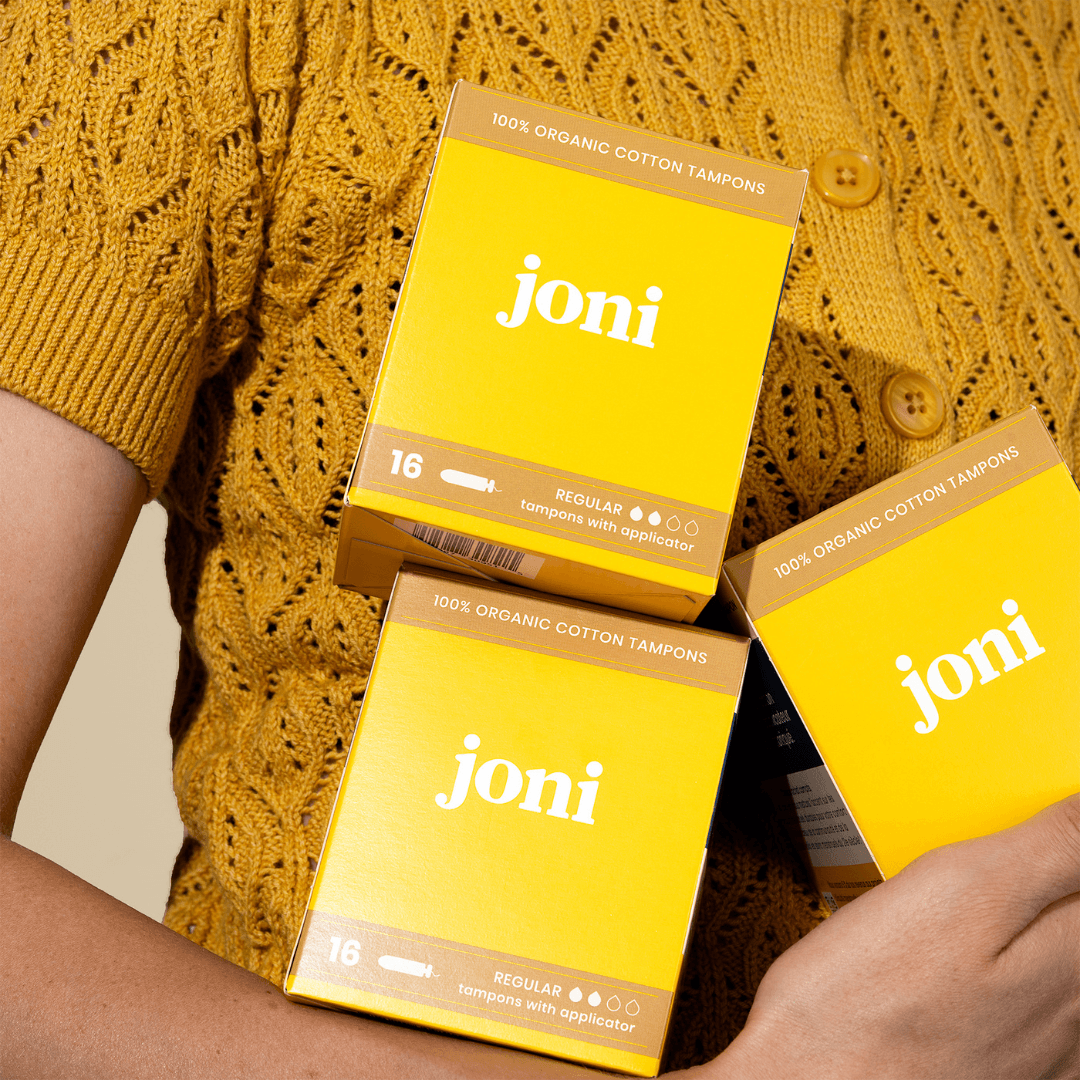 Box of joni applicator tampons for commercial wholesale