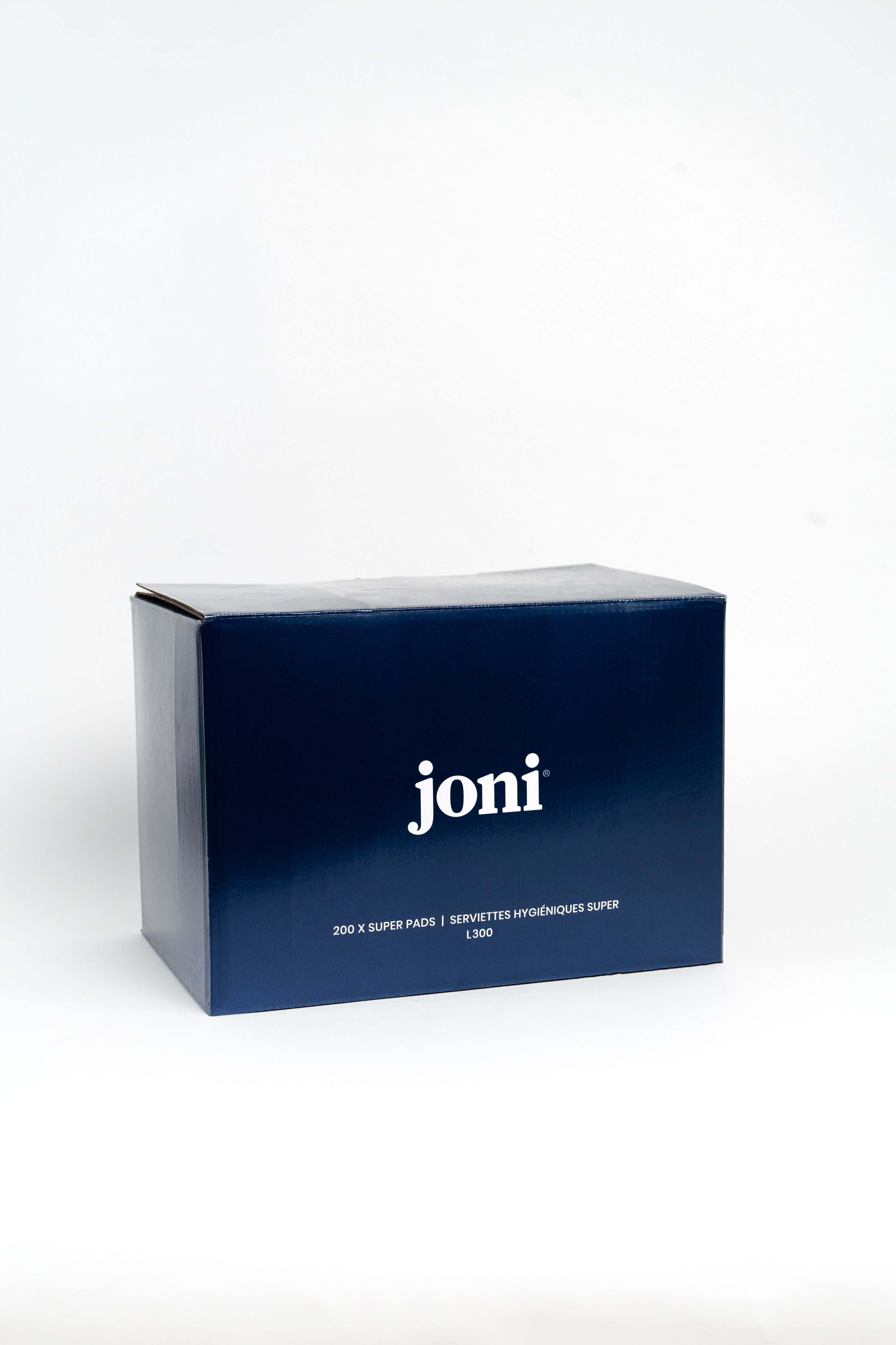 joni bulk box of super pads for commercial washrooms
