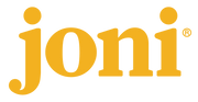 joni logo in yellow on a green background